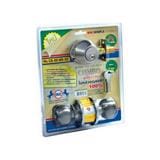 RMI KNOB+DEADBOLT CB99MR-SILVER