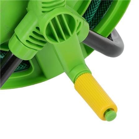 SPRING PVC HOSE REEL R07S 1/2"X20M DARK GREEN