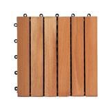 WOODEN FLOOR DECKING SPRING 30X30CM
