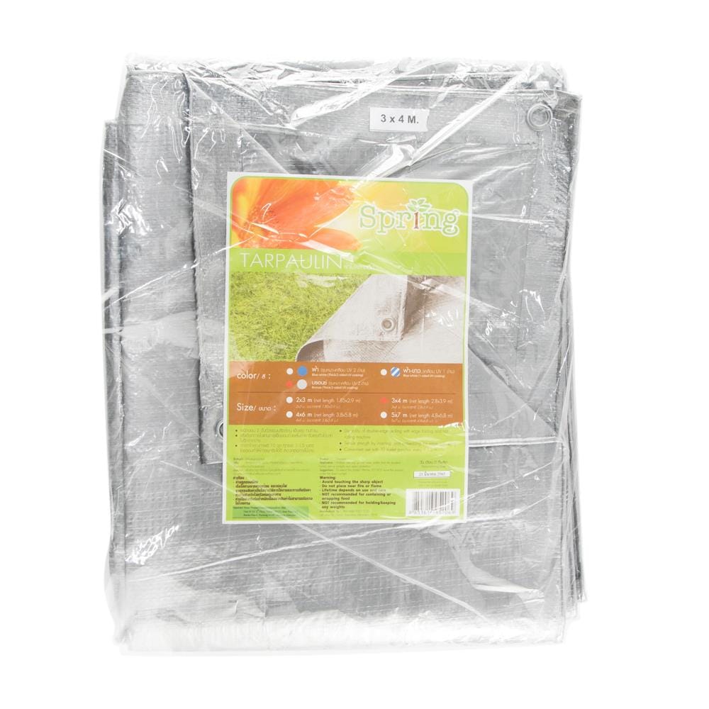SPRING CANVAS (PACK) 3X4M BRONZE GREY
