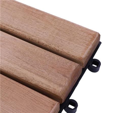WOODEN FLOOR DECKING SPRING STRAIGHT SLATE 30X30CM