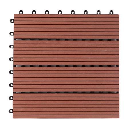 WPC FLOOR DECKING SPRING STRAIGHT SLATE 30X30CM