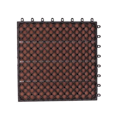 WPC FLOOR DECKING SPRING STRAIGHT SLATE 30X30CM