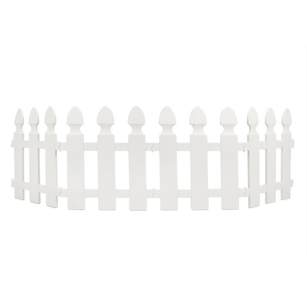 PLASTIC FENCE SPRING HT-702 WHITE W50XH55CM WHITE 4PCS