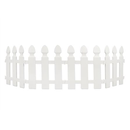 PLASTIC FENCE SPRING HT-702 WHITE W50XH55CM WHITE 4PCS