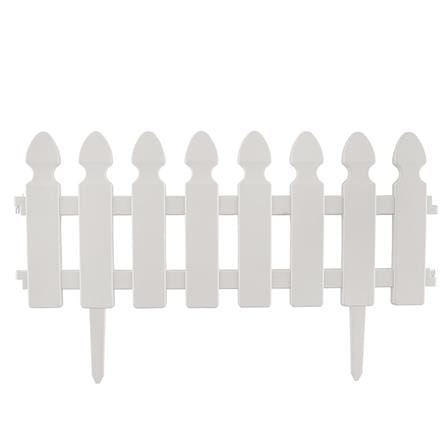 PLASTIC FENCE SPRING HT-704 W50XH21CM WHITE 4PCS
