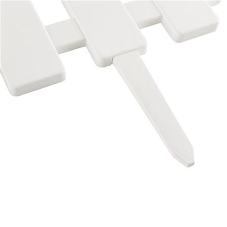 PLASTIC FENCE SPRING HT-704 W50XH21CM WHITE 4PCS