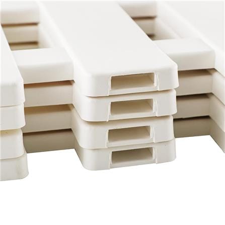 PLASTIC FENCE SPRING HT-704 W50XH21CM WHITE 4PCS