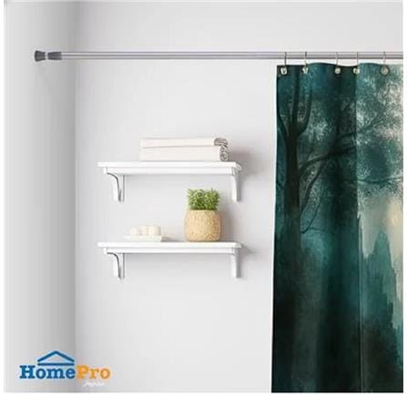 MOYA SHOWER CURTAIN ROD HM8311 CHROMIUM (70-120 CM)