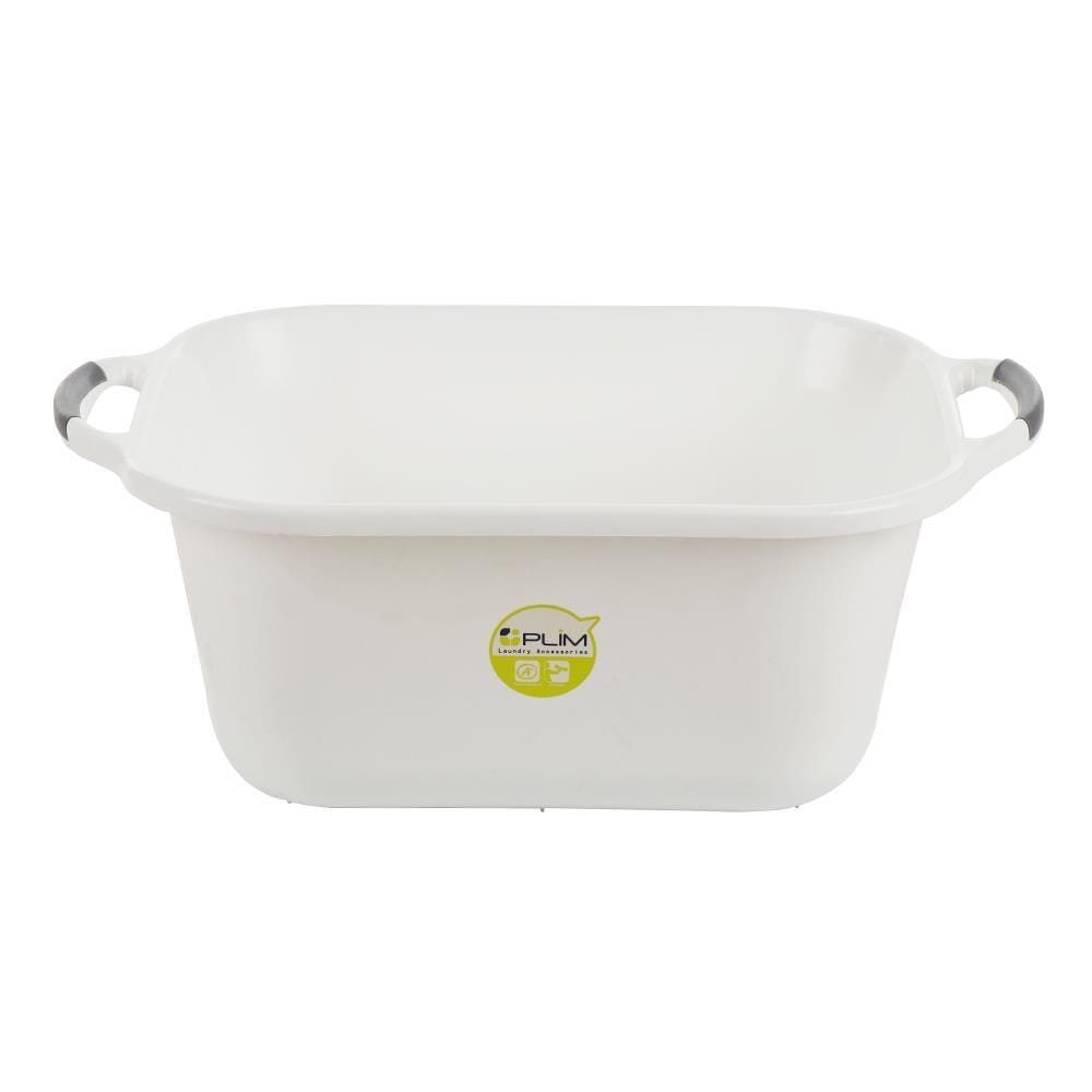 SQUARE BASIN PLIM 48X37cm WHITE