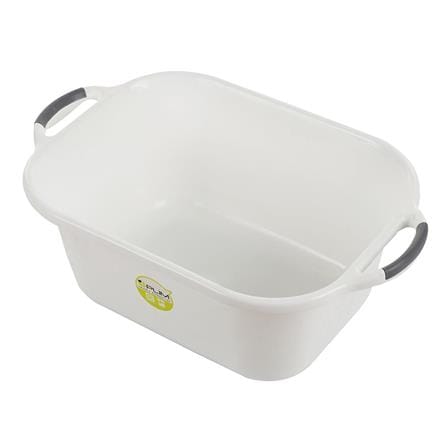 SQUARE BASIN PLIM 48X37cm WHITE