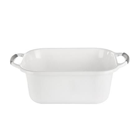 SQUARE BASIN  29X36cm PLIM WHITE