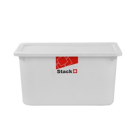 HOMEPRO STACKO SMALL BOX WITH LID HARU W43XD33XH22CM WHITE