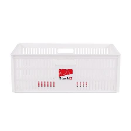 STACKABLE STORAGE BOX STACKO DT-41 XL 47X36X17CM WHITE