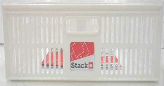 STACKABLE STORAGE BOX STACKO DT-38 L 39X28X25CM WHITE