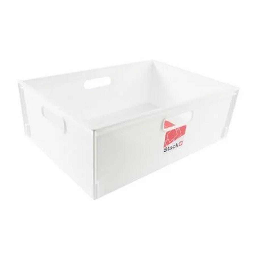 STACKABLE STORAGE BOX STACKO UT-31 M 39X28X13.3CM WHITE
