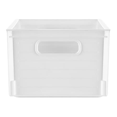 STACKABLE STORAGE BOX STACKO UT-21 S 28X19.5X13.3CM WHITE