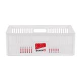 STACKABLE STORAGE BOX STACKO DT-31 M 39X28X13.3CM WHITE