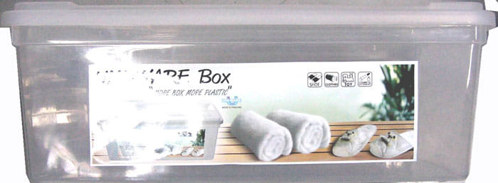BOX WITH LID UNI-WARE 4892 26.5X36.5X13CM WHITE