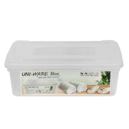 BOX WITH LID UNI-WARE 4892 26.5X36.5X13CM WHITE