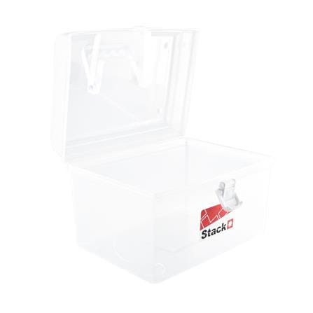 BOX WITH HANDLE UNI-WARE 4764 22X17X15CM WHITE