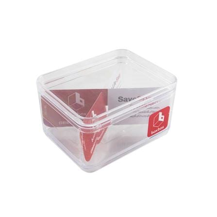STACKABLE STORAGE BOX BOXBOX BB01051 7X9X5CM CLEAR