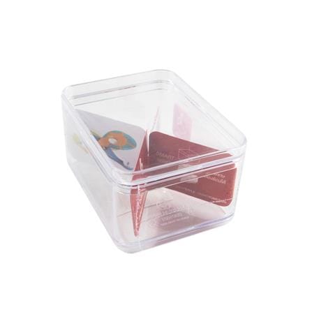 STACKABLE STORAGE BOX BOXBOX BB01051 7X9X5CM CLEAR