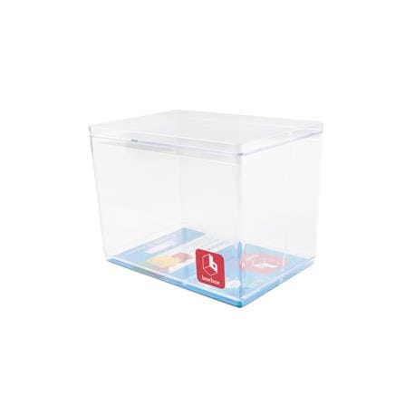 STACKABLE STORAGE BOX BOXBOX BB02021 9X12.8X9.75CM CLEAR