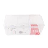 3-COMPARTMENT BOX BOXBOX BB01033 9X21X8.8CM CLEAR