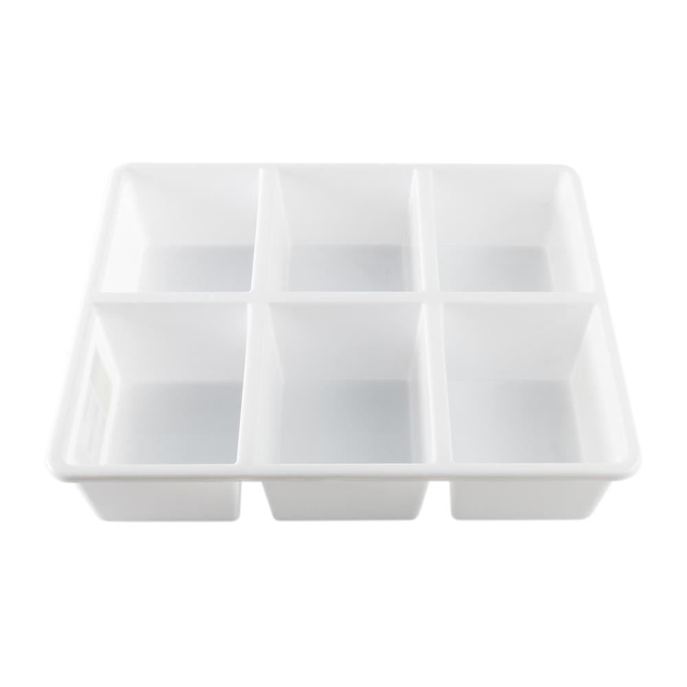 6 COMPARTMENT BOX STACKO TLR-106 29X23.8X6.3CM WHITE