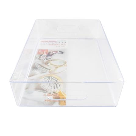 1 COMPARTMENT BOX STACKO TLV602 16.3X24.6X5.6CM CLEAR