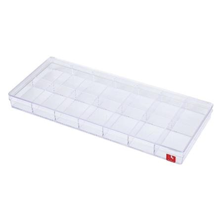 14 COMPARTMENT BOX BOXBOX 224-14L 11X26X2.5CM WHITE