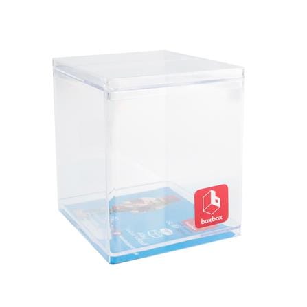 STACKABLE STORAGE BOX BOXBOX BB02011 8.5X8.5X9.75CM CLEAR