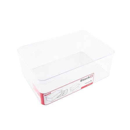 SHOE BOX STACKO 889RS 19.2X28X15CM CLEAR