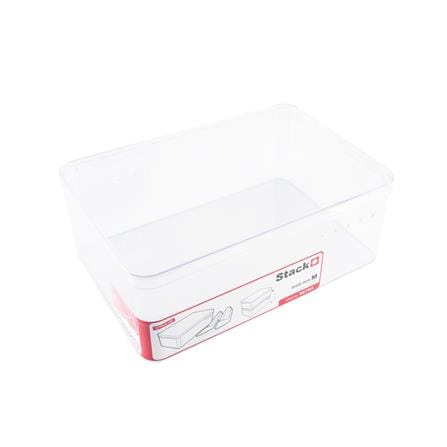 SHOE BOX STACKO 887RS 19.2X28X10.7CM CLEAR