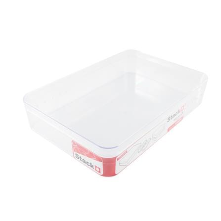 SHOE BOX STACKO 886RS 19.2X28X5.7CM CLEAR