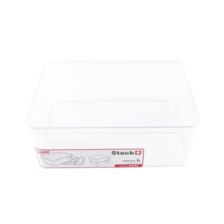 SHOE BOX STACKO 885RS 21.5X30.5X11.7CM CLEAR