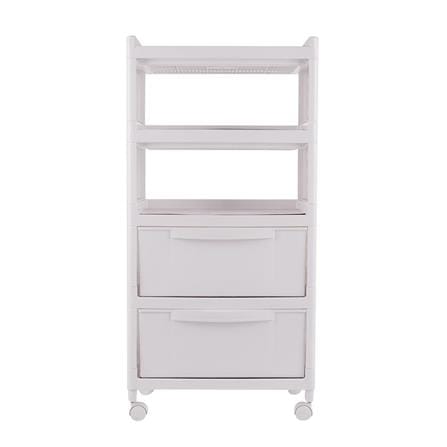 SHELF 3TIERS 2DRAWER 1072-5 WHITE