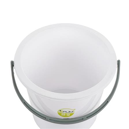 ROUND BUCKET PLIM 17L (4.5.gl) WHITE
