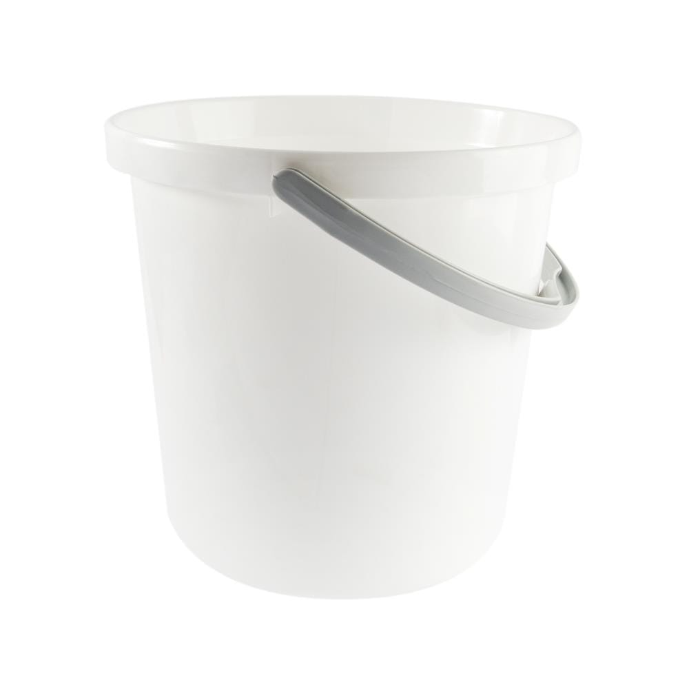 ROUND BUCKET PLIM 17L (4.5GL) WHITE