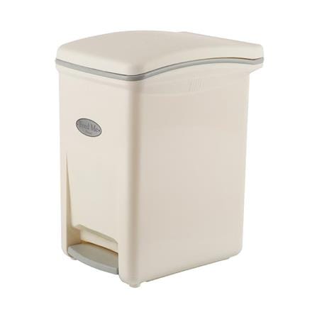 RECTANGULAR PEDAL BIN PN PN6002 18.5L WHITE/GREY