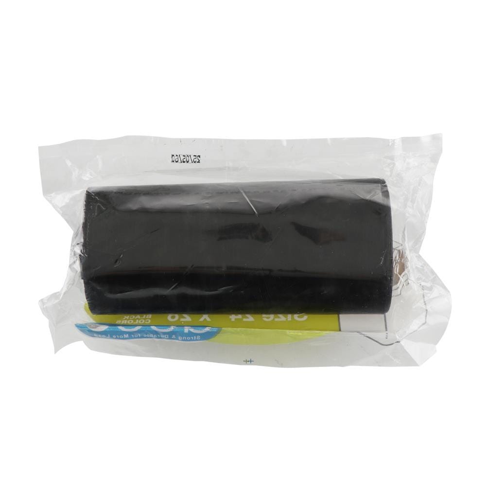 GARBAGE BAGS WITH STAR SEALED BOTTOM ACCO 24X28" 30PCS BLACK