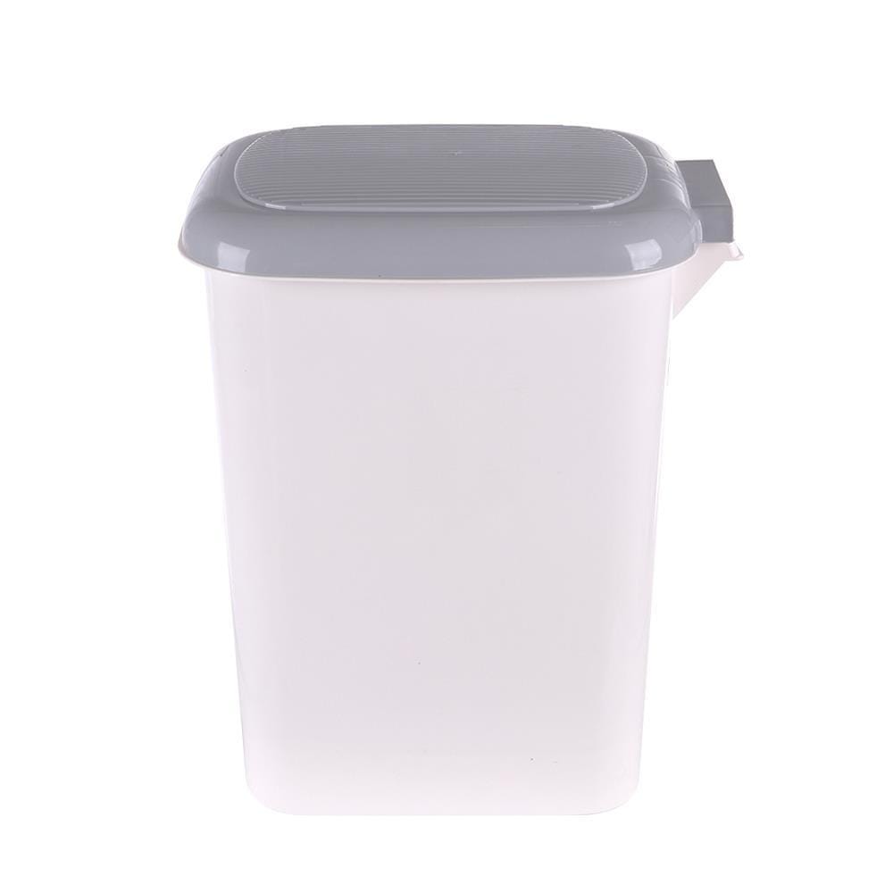 RECTANGULAR PEDAL BIN JCJ 2145 15L WHITE/GREY