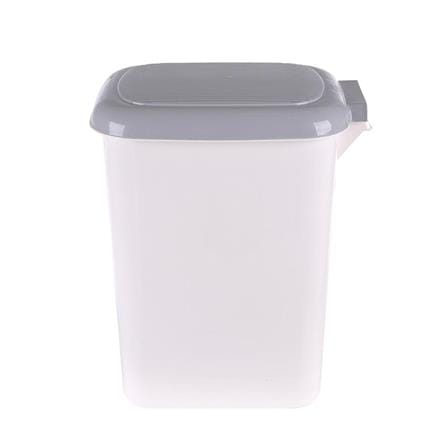 RECTANGULAR PEDAL BIN JCJ 2145 15L WHITE/GREY
