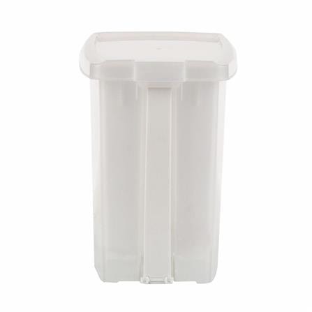 SQUARE PEDAL BIN JCJ 2142 5L WHITE