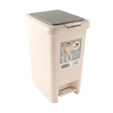 SQUARE DUSTBIN PEDAL ACCO G1830 10L BEIGE