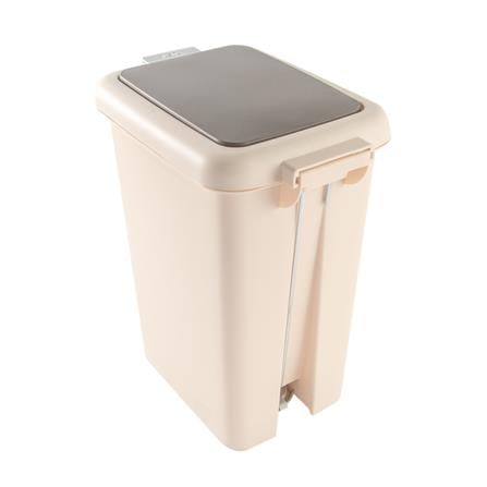 SQUARE DUSTBIN PEDAL ACCO G1830 10L BEIGE