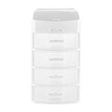 HOMEPRO APISITH DRAWER 4 TIER PLASTIC 29X15.8X20 CM WHITE
