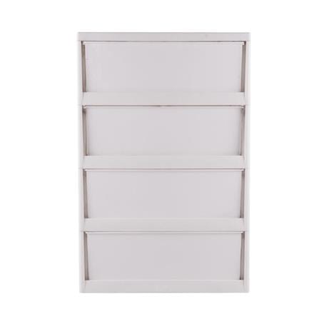 4 DRAWER STACKO 7DOT 61X46X92CM WHITE