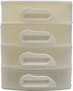 4 MINI DRAWER API 1034 18.5X26.3X31CM WHITE